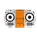 Protective Cover Skin for Pioneer DDJ-1000SRT Film Sticker Colorful Stickers (White and Orange)