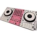 Protective Cover Skin for Pioneer DDJ-1000SRT Film Sticker Colorful Stickers (White and Pink)