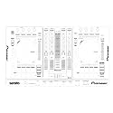 Protective Cover Skin for Pioneer DDJ-SX Protective Film Sticker (White)