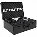 Protective Hard Case 22 X 14 X 8-Inch Shockproof Water-resistant with Customized DIY Foam Insert fit for Camera, Laptops, etc