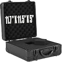 Protective Hard Case Shockproof Water-resistant with Customized DIY Foam Insert fit for Camera, tools, etc, 12.2 X 12.2 X 5.5-Inch