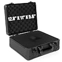 Protective Hard Case Shockproof Water-resistant with Customized DIY Foam Insert fit for Camera, Laptops, etc,13.5 X 11.6 X 6-Inch