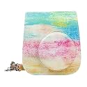 Protective Soft PU Leather Camera Case Bag Compatible with Fujifilm Instax Mini 11 Instant Film Camera with Shoulder Strap (Watercolor)