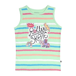 Proteens Girls Green Printed Round Neck T-Shirts