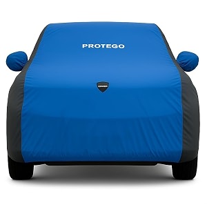 protego prime series india39s 1st anti-tear car cover for chevrolet sail uva hatchback  all weather protection  100 waterproof windproof amp hail resistant  2-year warranty  blue  black