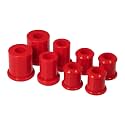 Prothane Control Arm Bushing, Front, Upper/Lower, Polyurethane, Red, Kit