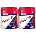 Protinex Health And Nutritional Protein Drink Mix For Adults-(Rich Chocolate Flavor, 400 Gms, Jar) with 25 Vital Nutrients to Support Strength, Immunity &amp; Active Life (Pack of 2)