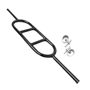 protoner 3 feet biceps and triceps egg rod with locks for home gym