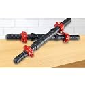 Protoner PVC Dumbbell Rods, 14 inch Length, 25-30 mm Plate Diameter