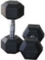 Protoner Rubber Hexagonal 2.5 kg Pair Fixed