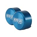 Proven Industries Puck Lock Set, Model 400XL, 2-Pack, Hidden Shackle, Keyed Alike, 6061 Solid Aluminum, Shackle Opening 1 3/4 x 1 3/4 x 7/8 in, Depth 1 1/4 in, Made in USA, Blue