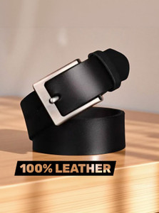 PROVOGUE Men Formal Casual Black Genuine Leather