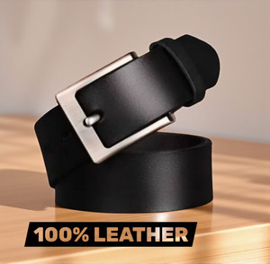 PROVOGUE Men Formal Casual Black Genuine Leather
