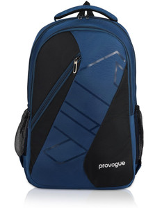 provogue large 42 l laptop backpack unisex padded officecollege backpack for 156 inch laptop blue