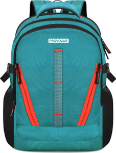 provogue large 42 l laptop backpack unisex school bag traveler 5 compartment bag casual laptop bag-office bag blue