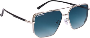 provogue uv protection gradient wayfarer sunglasses 56 for men  women blue green