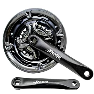 prowheel crankset 3 spd ac43 24-34-42t aluminum alloy crank 789 speed universal square hole