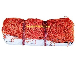 prozone volleyball heavy nets for practice and tournament for national and international court games orange heavy 3mm