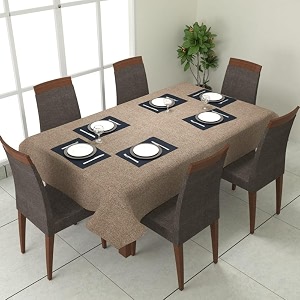 prozone washable jute table coverheat resistant table cover for kitchen tabledining table wedding party7534 length x 5034 widthtan color