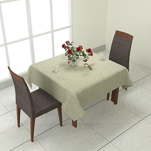 prozone washable jute table coverheat resistant table cover for kitchen tabledining table wedding party5034 length x 5034 widthgreen