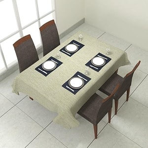 prozone washable jute table coverheat resistant table cover for kitchen tabledining table wedding party6034 length x 5034 widthgreen
