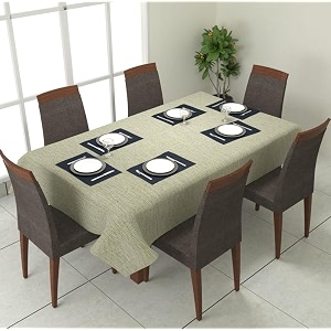 prozone washable jute table coverheat resistant table cover for kitchen tabledining table wedding party7534 length x 5034 widthgreen