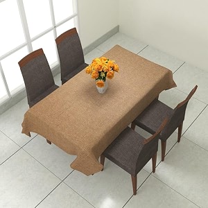 prozone washable jute table coverheat resistant table cover for kitchen tabledining table wedding party6034 length x 4034 widthcoffee