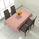 Prozone Washable Jute Table Cover,Heat Resistant Table Cover for Kitchen Table/Dining Table Wedding Party,60" Length x 40" Width,Mahroon