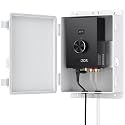 PROZOR Bluetooth 5.0 Power Amplifier for Outdoor Speakers, 200W+200W Stereo Amplifier, TPA3221 2 Channel amp Waterproof Mounting Box Supports Speakers