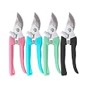 Flower Scissor, Floral Shear for Cutting Fresh Flowers (Multicolor, 4 Pack)