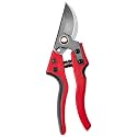 Pruning Shears Heavy Duty 65Mn Steel Sharp Garden Clippers for Home Garden and Balcony Plants (Red, 8.27 × 2.76 in)