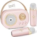 PRUNUS C20 Mini Karaoke Machine,Valentines Day Gifts Her Him Kids Mens