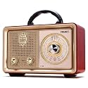 PRUNUS J-110 Radio Portable AM FM, Plug in Wall AC Power&amp;Battery Operated
