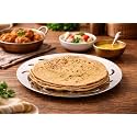 PRUVIA Chapati Basket Stainless Steel Roti Holder for Dining Table | Bread Serving Plate | Kitchen & Dinnerware Accessory (Big 9 INCH)