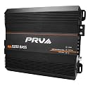 PRV Audio 3200 Watts Monoblock Class D Subwoofer Amplifier RS3200 BASS 1 Ohm – 12 Volts 3k Car Amp, Built-in Crossover - Subsonic & Loss Pass Filters with Adjustable Bass Boost - Premium Tiffany RCAs