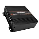 PRV Audio QS800.4 2 Ohm Compact 4 Channel Car Audio Amplifier 4 x 220 Watts RMS at 2 Ohm - 800 Watt Amp 12 Volts Amp Class D Bridgeable 800x4 High Power Stereo