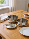 PRV Stainless Steel Cooker Separator Suitable for 7.5 Ltrs Outer Lid Cookers Stainless Steel Steamer (2 L)