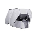 PS5 Controller Charger Station,with Fast Charging AC Adapter, Controller Charging Stand for PlayStation 5, Docking Station Replacement for DualSense Charging Station,whiteblack