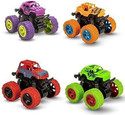 PSA zone Mini Monster Cars PCS OF 4 (Multicolor, Pack of: 4)
