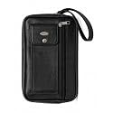 PSH Men's Synthetic Leather Cash Pouch/Money Carrying Multipurpose travel Big Wrist Clutch Business Handbag Sling Document Carry Bag, High-capacity Shop Size- 26x17x7 Cms