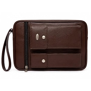 psh synthetic leather mens multipurpose wrist messenger bag for men slingbag travel pouch wrist hand bag for cash money carrying purpose small bag
