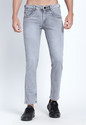 PSI Men Slim Mid Rise Dark Grey Jeans