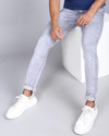 PSI Men Slim Mid Rise Grey Jeans