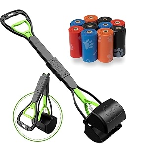 psk pet mart dog poop scooper pet waste potty picker large 24 inch color may vary large scooper