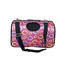PSK PET MART Durable and Breathable Full Zipper Airline Approved Pet Cat Puppy Polka Dot Small Animal Carrier Mesh Travel Sling Bag (XS)