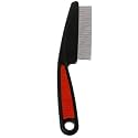 PSK PET MART Flea Comb Pet Cat Dog Lice Comb Nit Remover Grooming Brush Tools to Treatment & Remove Fleas, Mites, Ticks, Dandruff Flakes - Stainless Steel Fine Teeth- Color May Vary