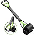 PSK PET MART Large Size Foldable Pet Pooper Scooper Long Handle Poop Scoop Dog Sanitary Waste Pickup Removal Suitable for Any Dogs (Length - 60cm)(Large Scooper)