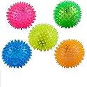 PSK PET MART LED Squeaky Ball Toy for Dogs, Cats and Puppies (Multicolour) -Pack of 5