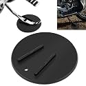 PSLER Motorcycle Kickstand Pad Coaster Puck Parking Support Plate