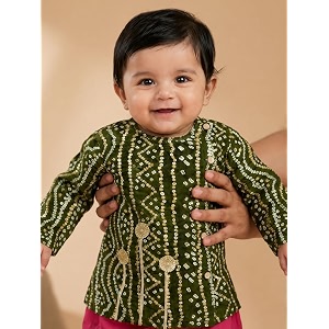 Pspeaches Boys Rayon Full Sleeves Round Neck